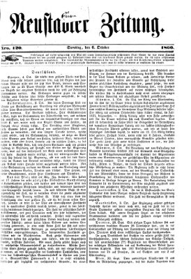 Neustadter Zeitung Samstag 6. Oktober 1860