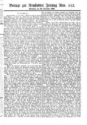 Neustadter Zeitung Samstag 22. Dezember 1860