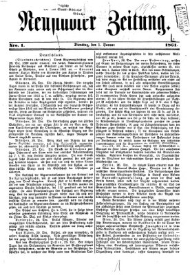 Neustadter Zeitung Dienstag 1. Januar 1861