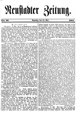 Neustadter Zeitung Samstag 18. Mai 1861