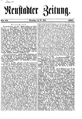 Neustadter Zeitung Dienstag 21. Mai 1861