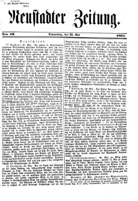 Neustadter Zeitung Donnerstag 23. Mai 1861