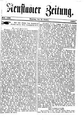 Neustadter Zeitung Samstag 12. Oktober 1861