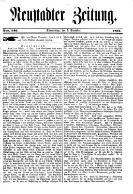 Neustadter Zeitung Donnerstag 5. Dezember 1861