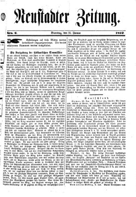 Neustadter Zeitung Dienstag 14. Januar 1862