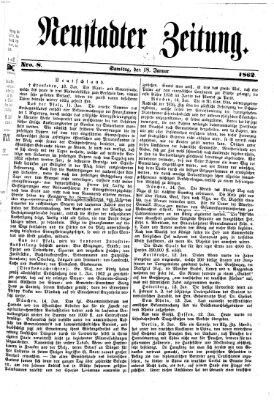 Neustadter Zeitung Samstag 18. Januar 1862