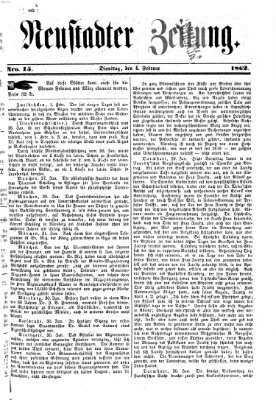 Neustadter Zeitung Dienstag 4. Februar 1862