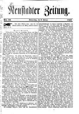 Neustadter Zeitung Donnerstag 6. Februar 1862