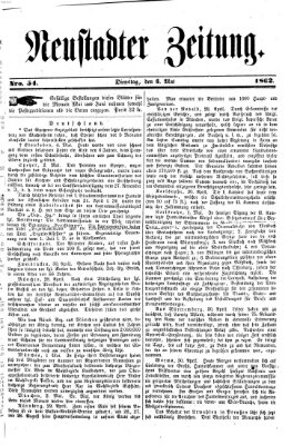 Neustadter Zeitung Dienstag 6. Mai 1862