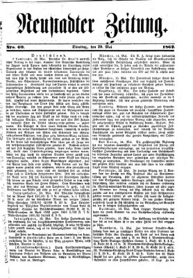 Neustadter Zeitung Dienstag 20. Mai 1862