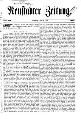 Neustadter Zeitung Dienstag 29. Juli 1862