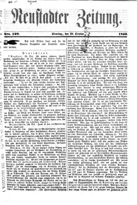 Neustadter Zeitung Dienstag 28. Oktober 1862