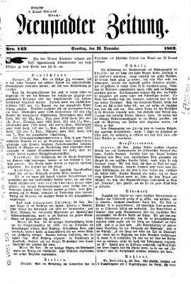 Neustadter Zeitung Sonntag 30. November 1862