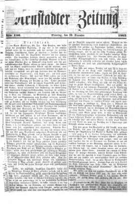 Neustadter Zeitung Dienstag 30. Dezember 1862