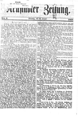 Neustadter Zeitung Dienstag 13. Januar 1863