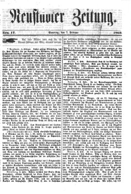 Neustadter Zeitung Samstag 7. Februar 1863