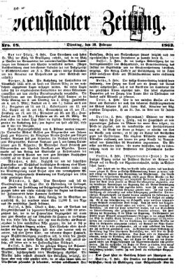 Neustadter Zeitung Dienstag 10. Februar 1863