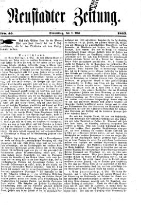 Neustadter Zeitung Donnerstag 7. Mai 1863