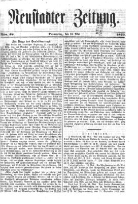 Neustadter Zeitung Donnerstag 14. Mai 1863