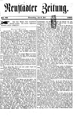 Neustadter Zeitung Donnerstag 9. Juli 1863