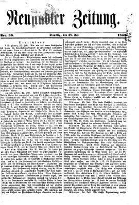 Neustadter Zeitung Dienstag 28. Juli 1863