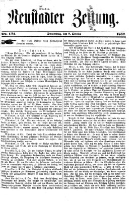 Neustadter Zeitung Donnerstag 8. Oktober 1863