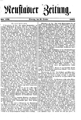 Neustadter Zeitung Dienstag 20. Oktober 1863