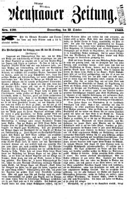 Neustadter Zeitung Donnerstag 29. Oktober 1863