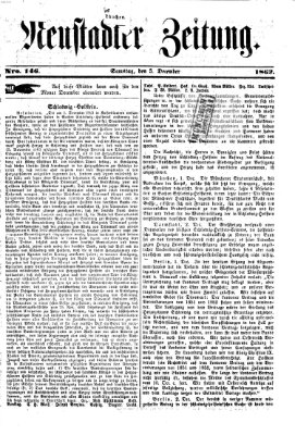 Neustadter Zeitung Samstag 5. Dezember 1863