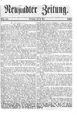 Neustadter Zeitung Dienstag 9. Mai 1865