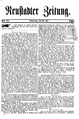 Neustadter Zeitung Donnerstag 29. Juni 1865