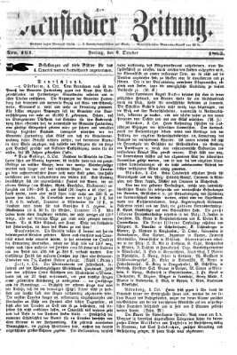 Neustadter Zeitung Freitag 6. Oktober 1865