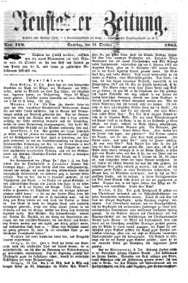 Neustadter Zeitung Samstag 14. Oktober 1865