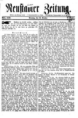 Neustadter Zeitung Sonntag 15. Oktober 1865