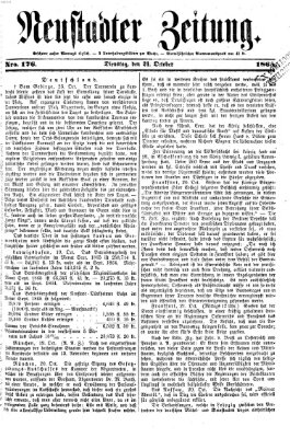 Neustadter Zeitung Dienstag 24. Oktober 1865