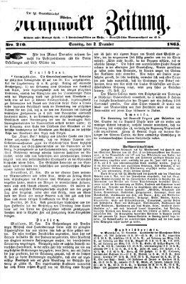 Neustadter Zeitung Samstag 2. Dezember 1865