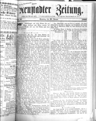 Neustadter Zeitung Sonntag 28. Januar 1866