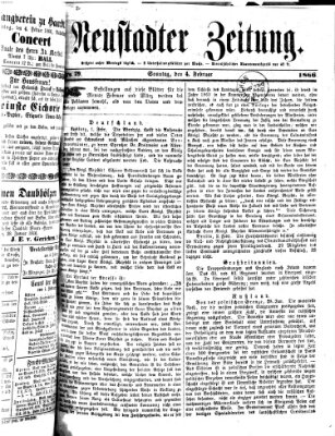 Neustadter Zeitung Sonntag 4. Februar 1866