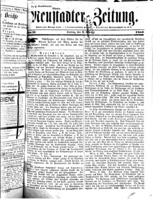 Neustadter Zeitung Freitag 9. Februar 1866