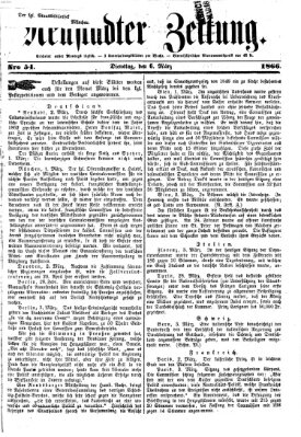 Neustadter Zeitung Dienstag 6. März 1866