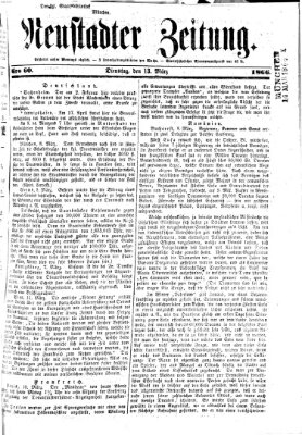 Neustadter Zeitung Dienstag 13. März 1866