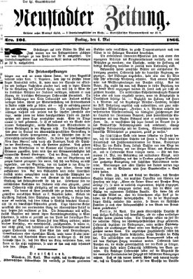 Neustadter Zeitung Freitag 4. Mai 1866