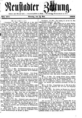 Neustadter Zeitung Sonntag 13. Mai 1866