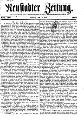 Neustadter Zeitung Dienstag 15. Mai 1866