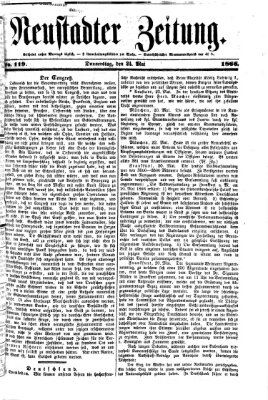 Neustadter Zeitung Donnerstag 24. Mai 1866