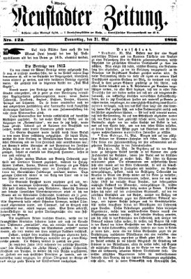 Neustadter Zeitung Donnerstag 31. Mai 1866