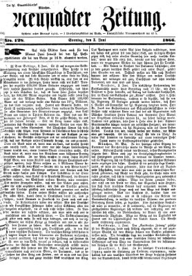 Neustadter Zeitung Sonntag 3. Juni 1866