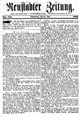 Neustadter Zeitung Donnerstag 21. Juni 1866