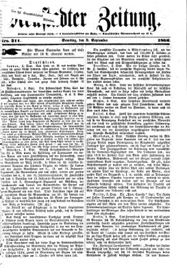 Neustadter Zeitung Samstag 8. September 1866