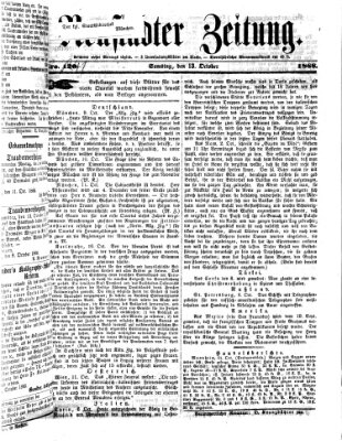 Neustadter Zeitung Samstag 13. Oktober 1866